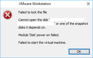 Full Solved VMware Failed To Lock The File Windows 10 8 7 MiniTool