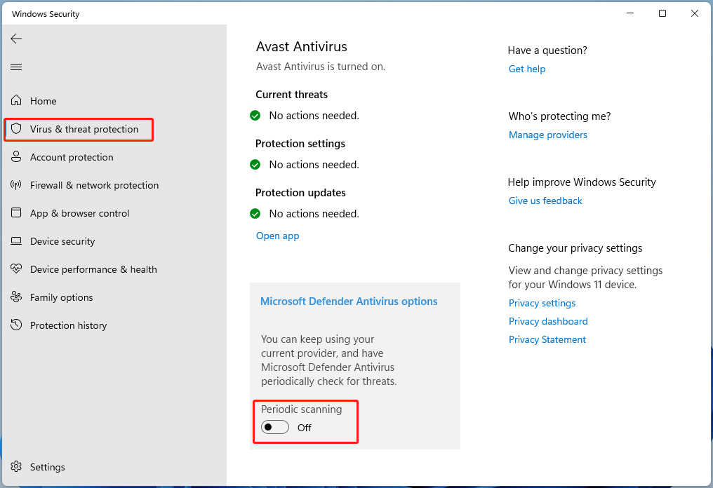 How To Enable Disable Periodic Scanning On Microsoft Defender MiniTool