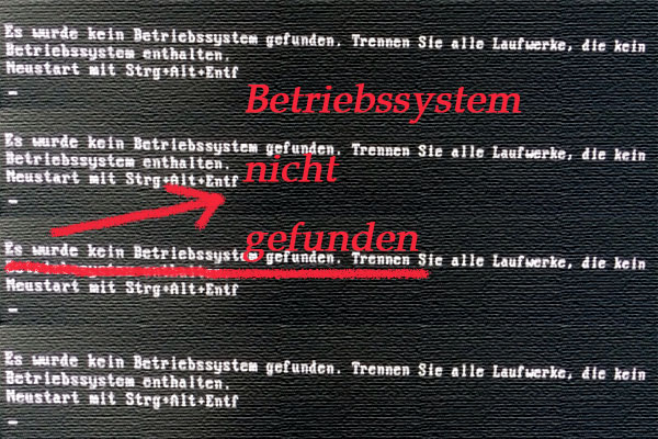 Es gibt 5 perfekte Lösungen zu „Betriebssystem nicht gefunden“
