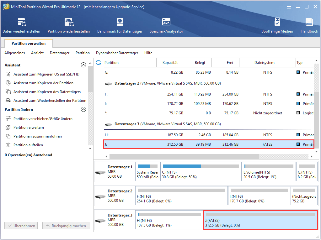 Wie wird FAT zu NTFS konvertiert | Partition Wizard Tutorium