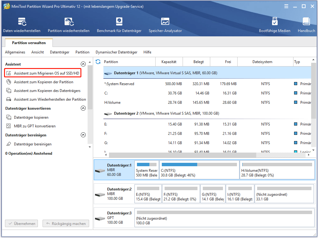 Wie OS auf SSD/HD migriert | MiniTool Partition Wizard Tutorium