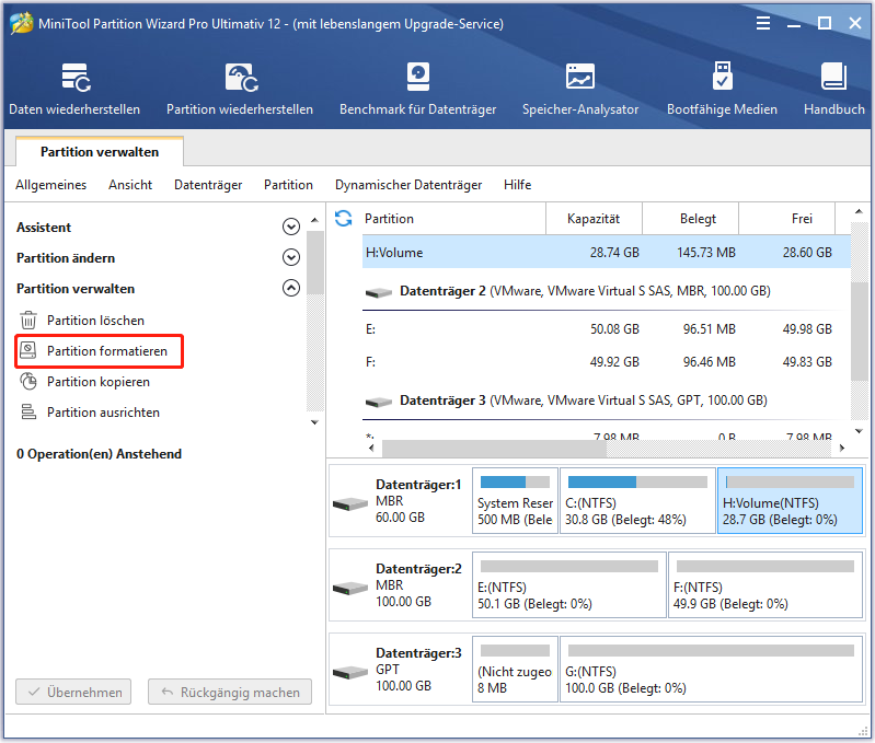 So formatieren Sie eine Partition | Anleitung von MiniTool Partition Wizard