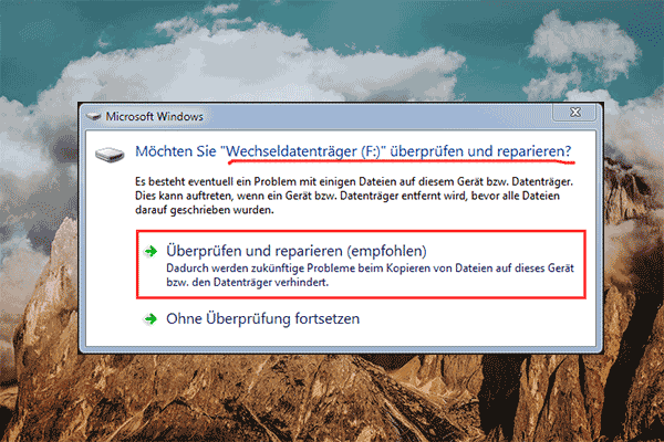 Windows Überprüfen und Reparieren hat Dateien gelöscht – Problem gelöst