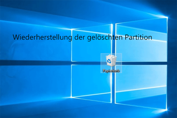 Hier gibt es eine optimale Methode, um Ihre bereinigte Partition wiederherzustellen.