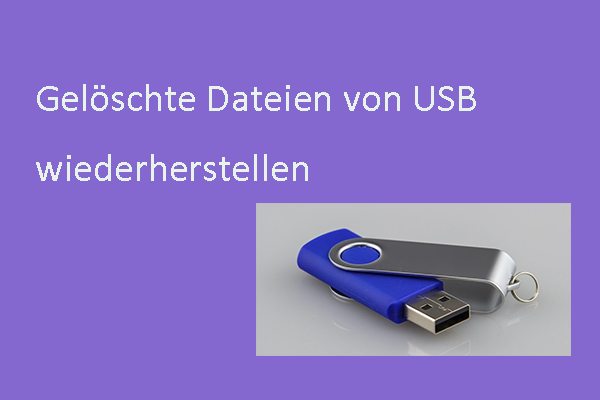 So stellen Sie die gelöschten Dateien vom USB wieder her (in Einzelheiten)