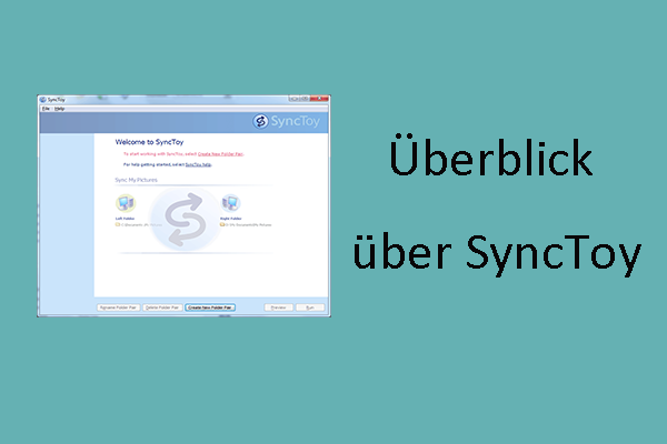 Hier wissen Sie die Einzelheiten, wie man SyncToy nutzt
