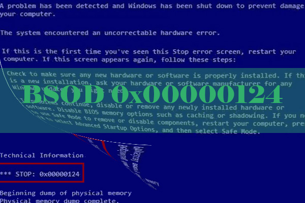 8 Lösungen | STOP: 0x00000124 BSOD
