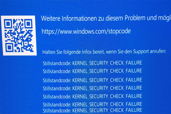 7 Methoden für Kernel Security Check Failure