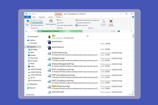 Wie sucht man in Windows 10 nach Dateien? (Für verschiedene Fälle)