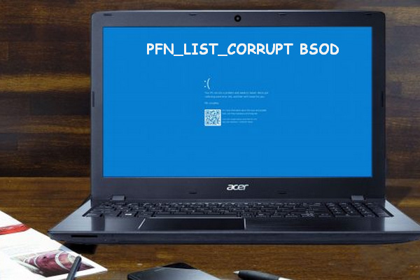 Gelöst: Fehler PFN_LIST_CORRUPT unter Windows 10/8/7/XP