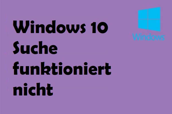 [6 Lösungen] Windows-Suche funktioniert nicht