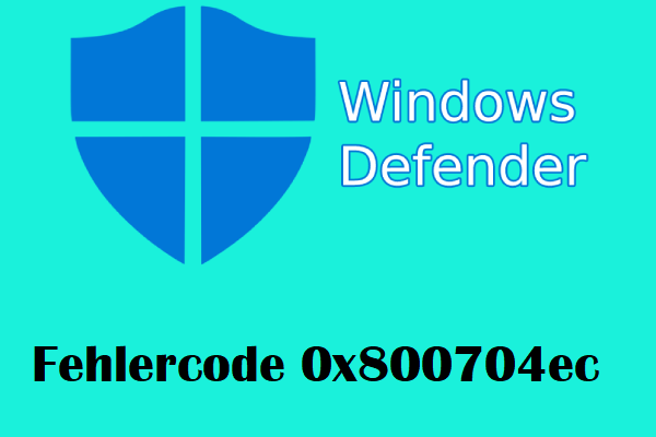 (5 Tricks) Windows Defender Fehlercode 0x800704ec