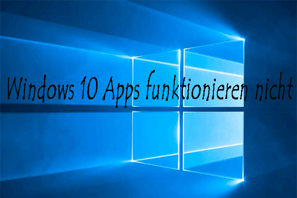 (9 Methoden) Windows 10 Apps funktionieren nicht