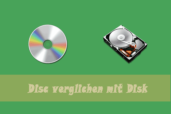 Disc verglichen mit Disk: Unterschiede und Leitfaden zur Datenrettung