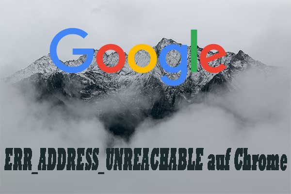 Die 5 besten Lösungen für ERR_ADDRESS_UNREACHABLE auf Chrome