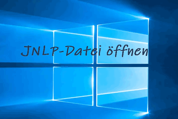 JNLP-Datei (Was ist das? wie man sie in Windows 10 öffnet)