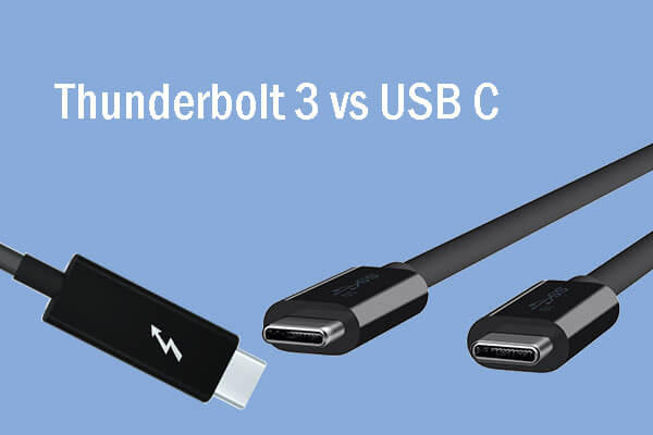 Thunderbolt 3 verglichen mit USB C: Sehen gleich aus, sind aber sehr unterschiedlich