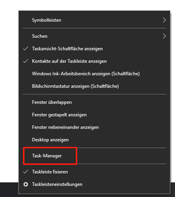 Einführung in den Task-Manager