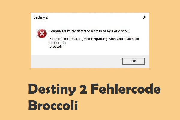 Destiny 2 Fehlercode Broccoli: Folgen Sie der Anleitung, um ihn zu beheben!