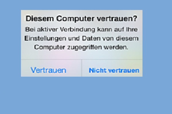 Was tun, wenn „Diesem Computer vertrauen“ nicht auf deinem iPhone angezeigt wird