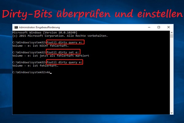 Dirty Bit: Was ist es/Wie man es einstellt/entfernt/zurücksetzt