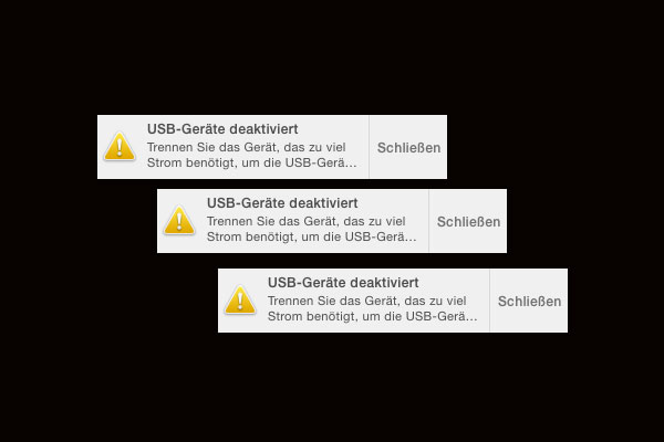 USB-Zubehör deaktiviert auf Mac reparieren und Daten retten