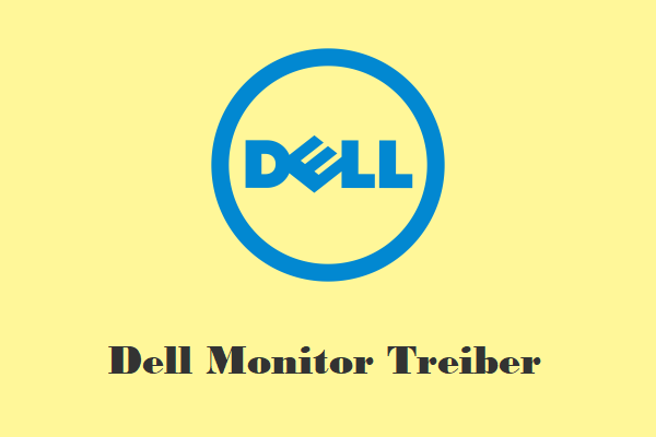 Installieren und Aktualisieren des Dell Monitortreibers unter Windows 10