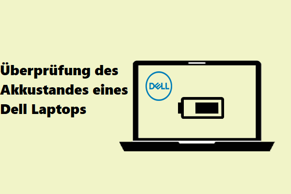 3 Wege zur Überprüfung des Akkustandes eines Dell Laptops