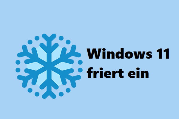Windows 11 friert ein oder stürzt zufällig ab? So beheben Sie es!