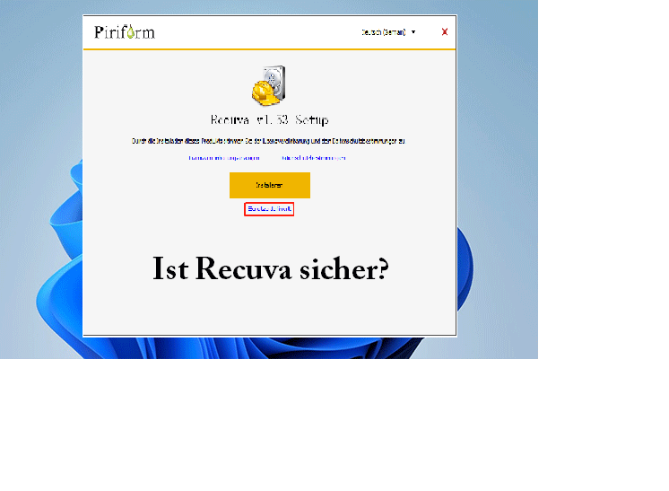 Ist Recuva sicher, um verlorene Dateien wiederherzustellen? Gibt es eine Alternative?