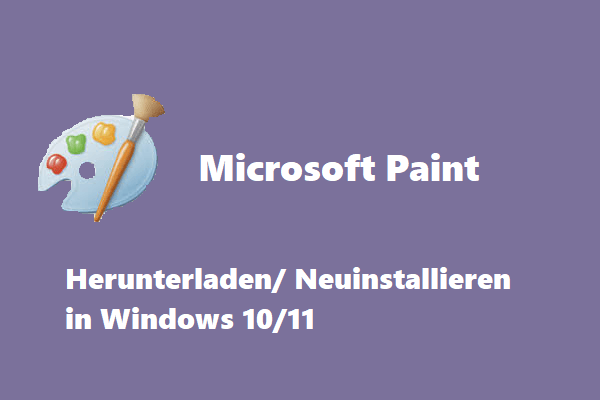 Microsoft Paint herunterladen/neu installieren in Windows 10/11