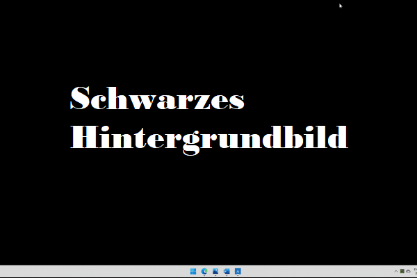 Windows 11 zeigt ein schwarzes Hintergrundbild an (5 Wege)