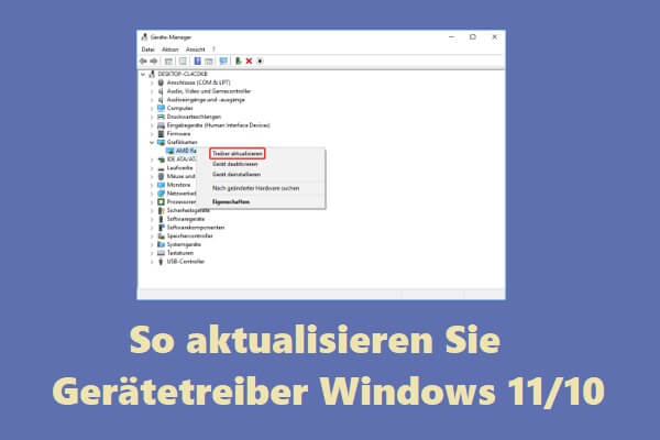 2 Möglichkeiten: So aktualisieren Sie Gerätetreiber Windows 11/10