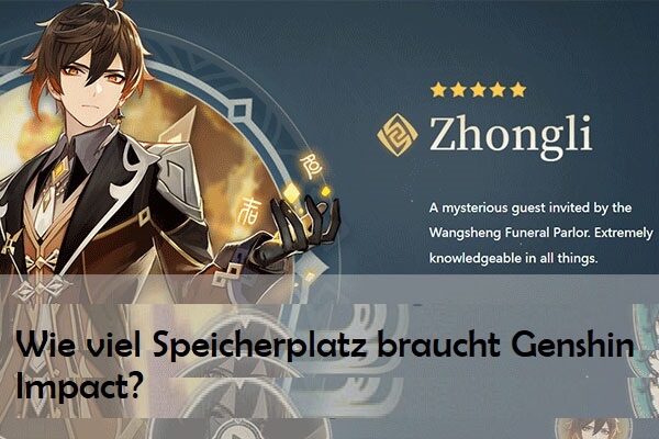 Wie viel Speicherplatz braucht Genshin Impact? Behebungen für Speicherfehler