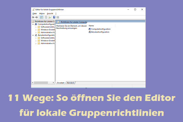 11 Wege: So öffnen Sie den Editor für lokale Gruppenrichtlinien