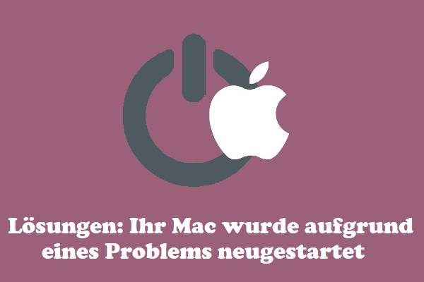 12 Lösungen: Ihr Mac wurde aufgrund eines Problems neugestartet