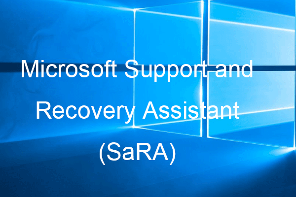 Microsoft Support and Recovery Assistant (SaRA) herunterladen/verwenden