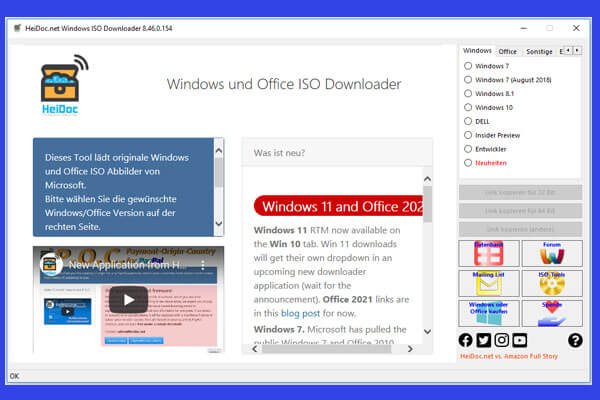 Windows ISO Downloader: Wie Sie damit Windows 11 ISO herunterladen können