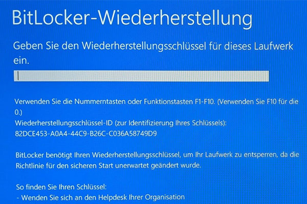 Wo finde ich meinen BitLocker-Wiederherstellungsschlüssel unter Windows 10?