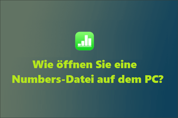 2 Wege: Wie öffnen Sie eine Numbers-Datei auf dem PC?