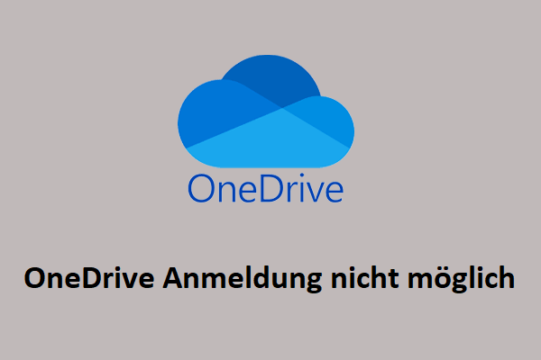 Gelöst: OneDrive Anmeldung nicht möglich