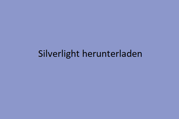 Silverlight herunterladen und Installieren für Internet Explorer 11