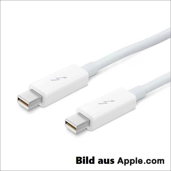 Was ist das Thunderbolt-Kabel und wofür wird es verwendet?