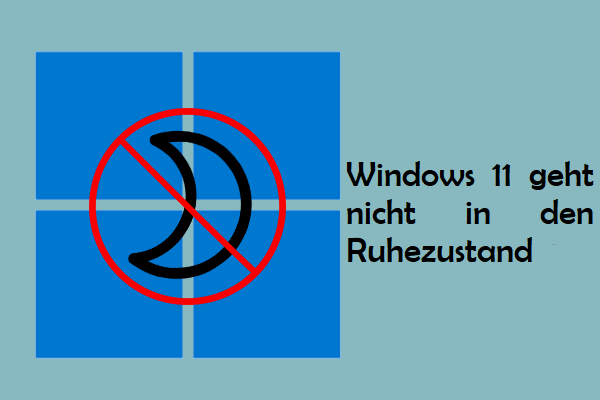 Gelöst - Windows 11 geht nicht in den Ruhezustand