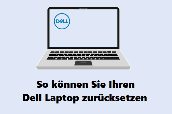 So können Sie Ihren Dell-Laptop zurücksetzen