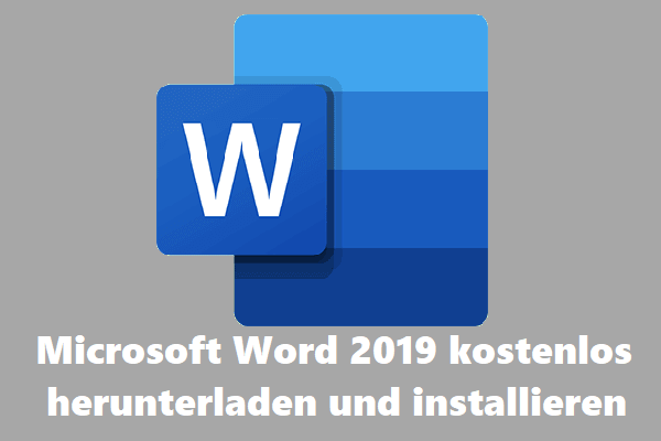 Microsoft Word 2019 kostenloser Download und Installation