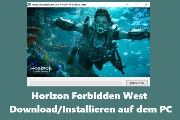 Anleitung: Horizon Forbidden West Download/Installieren auf dem PC