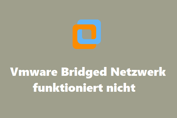 [Gelöst] Vmware Bridged Netzwerk funktioniert nicht