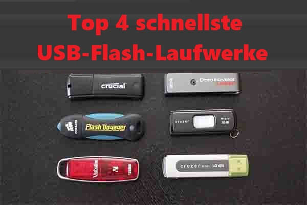 Top 4 schnellste USB-Flash-Laufwerke