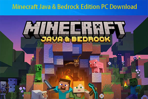 Minecraft Bedrock & Java Edition PC Download (einer oder beide)